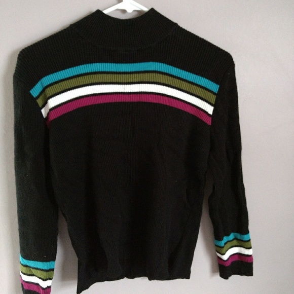 Striped 90's Style Sweatshirt - Picture 1 of 2